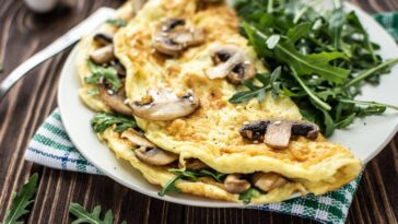omelette-champignons