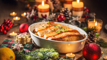 bougie table de noel